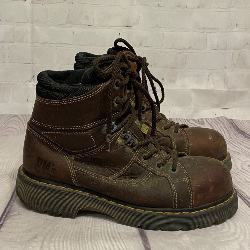 Dr. Martens Industrial Ironbrige Steel Toe Brown Men's Boots Size 9